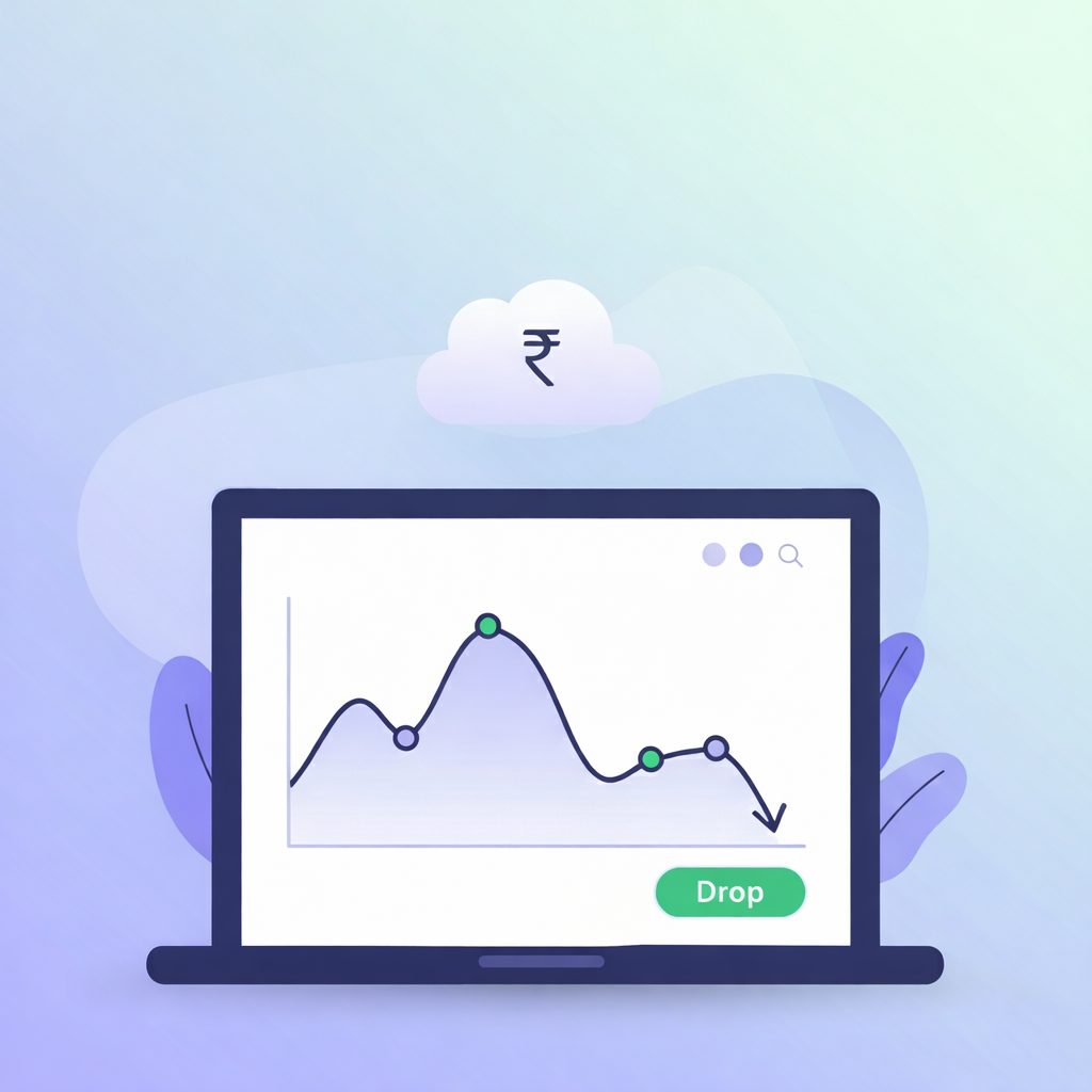 SpendMitra - Price drop alert on Telegram showing savings